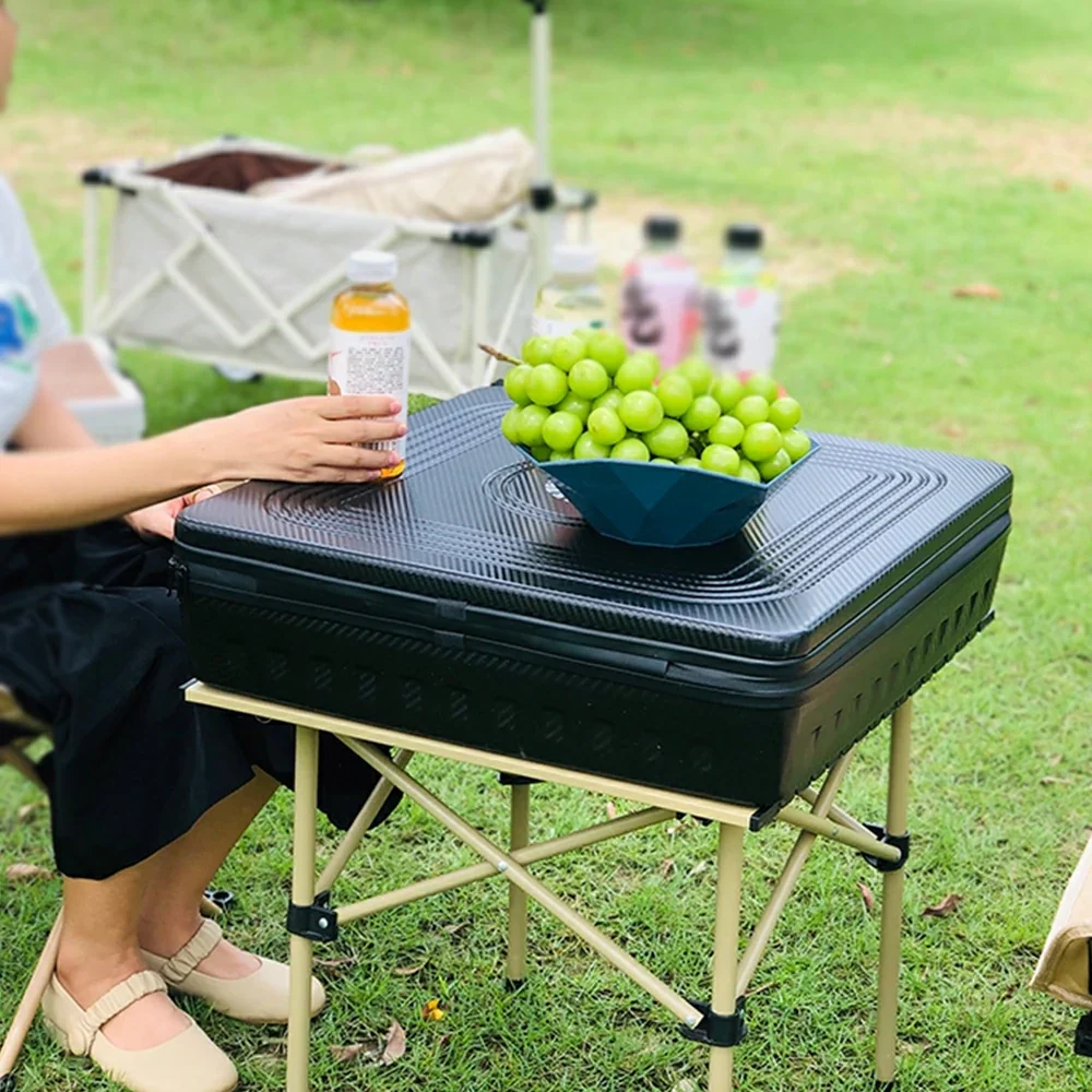 HEXJON ST Portable Hand-Carried Automatic Mahjong Table Perfect for Travel and Outdoor Fun - Black - Image 5