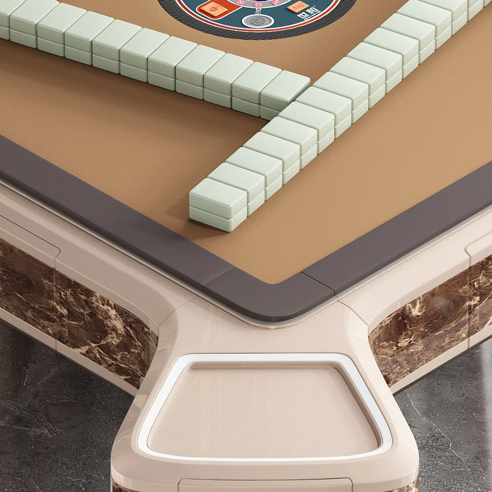 HEXJON JLS Luxurious Low Noise Foldable Automatic Mahjong Table/Dining Table With Cover and Storage Boxes - Image 7