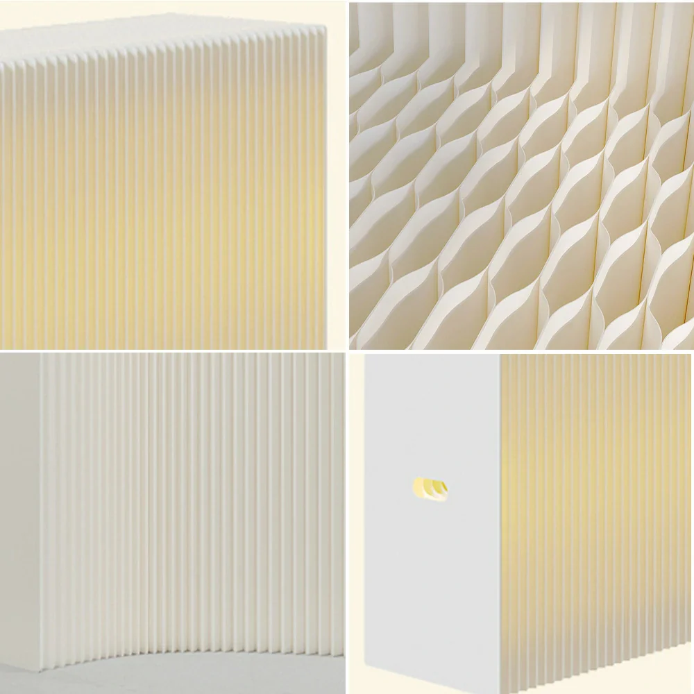 LIVARA 200cm Foldable Partition Display Cabinet - Lighting Edition - Image 3