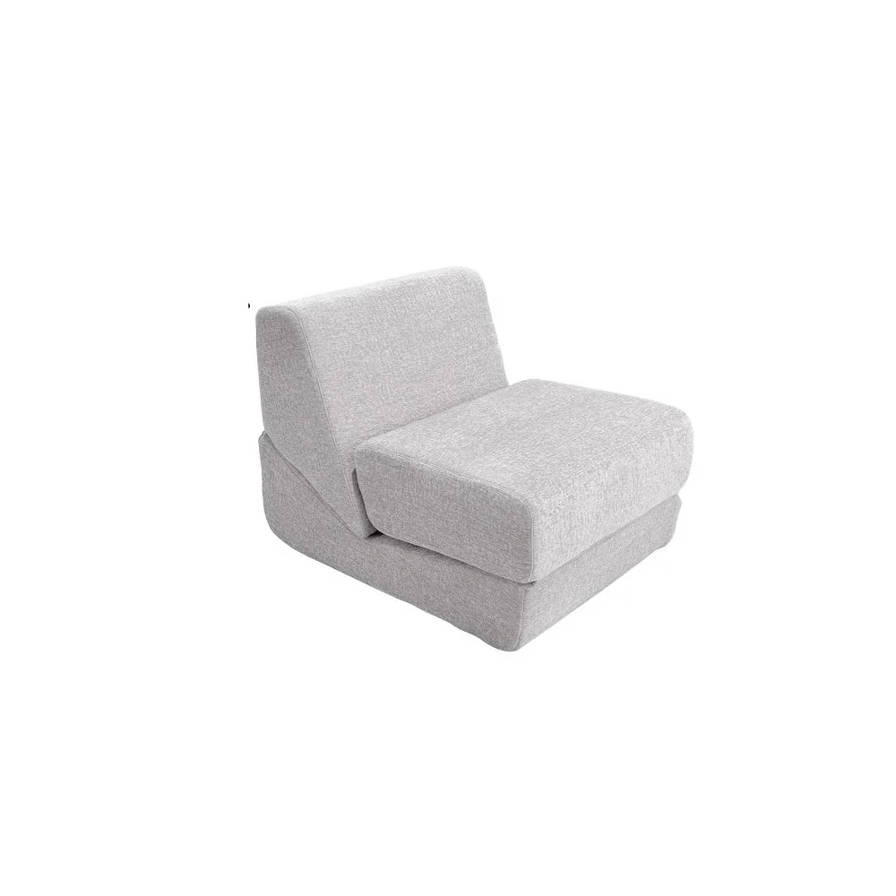 LIVARA B014 81cm Length Compressed Sofa/Chaise Lounge Velvet Fabric - Image 4