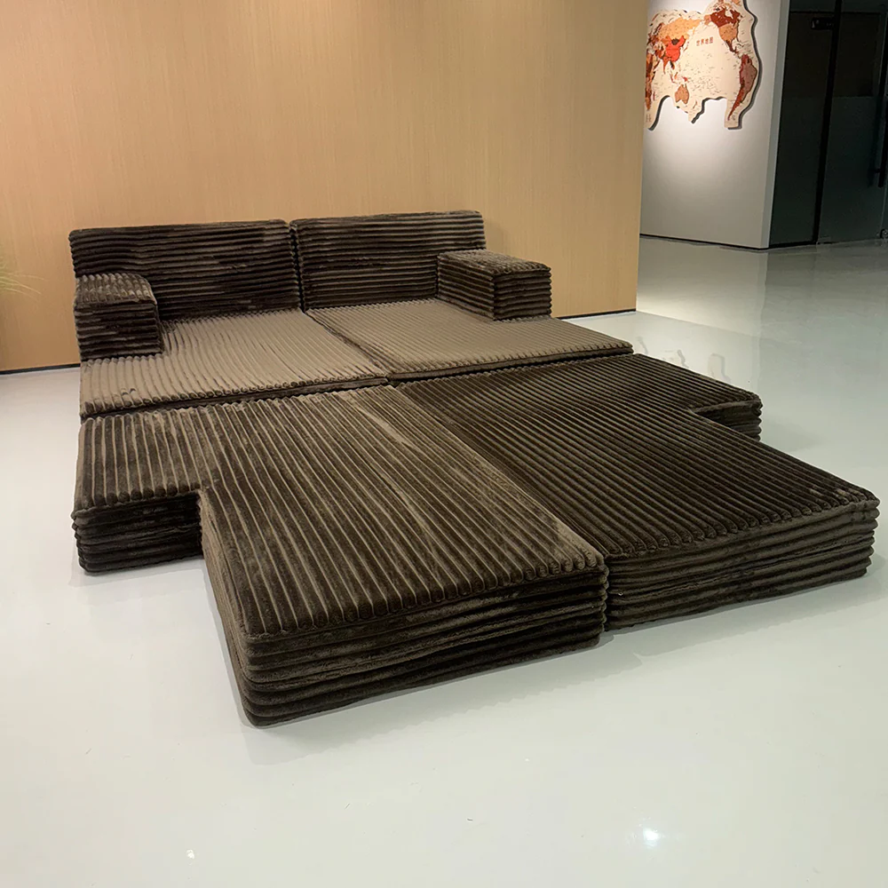 LIVARA B201 200cm Length Compressed Sofa Bed Plush Comfort Frameless Construction Design - Image 10