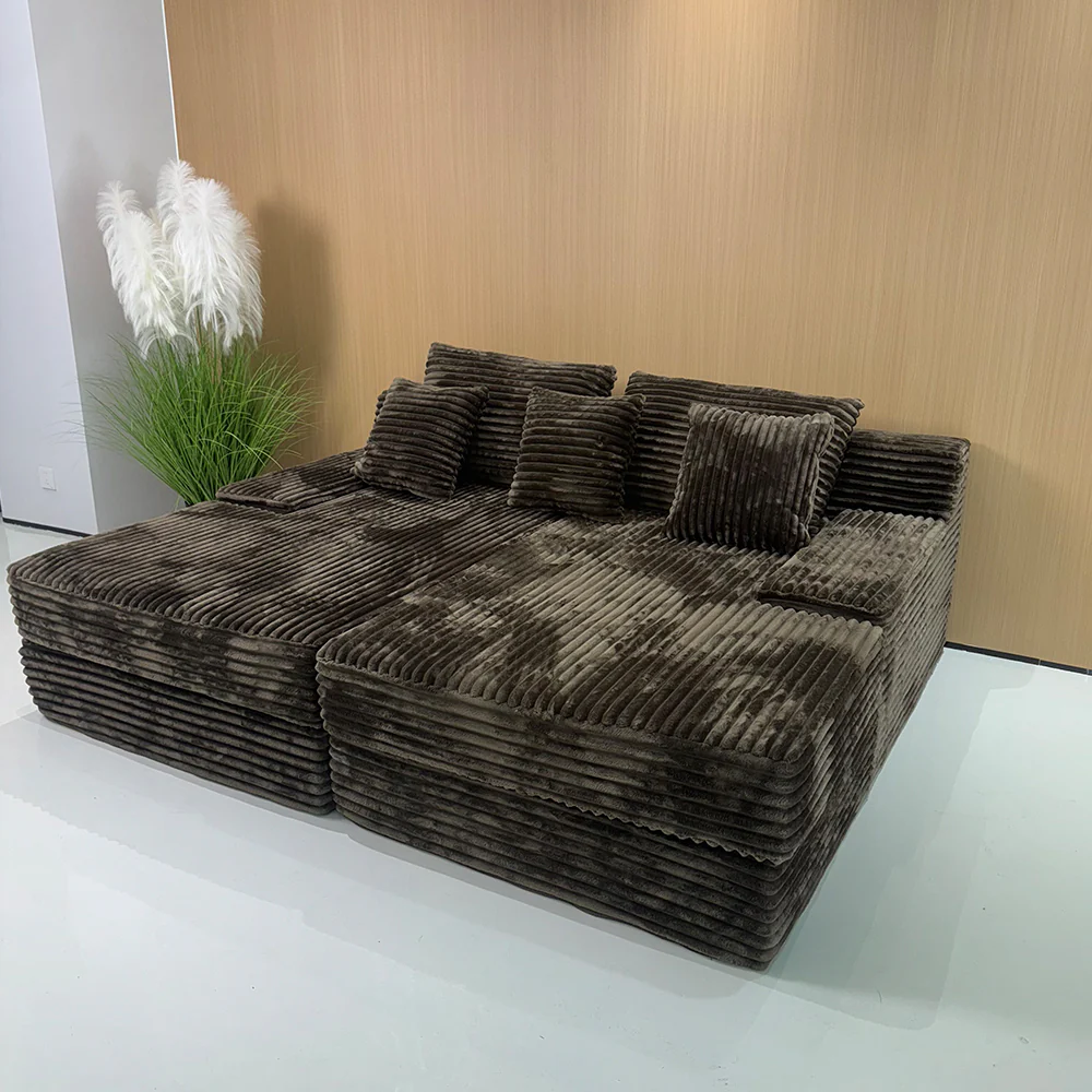 LIVARA B201 200cm Length Compressed Sofa Bed Plush Comfort Frameless Construction Design - Image 11