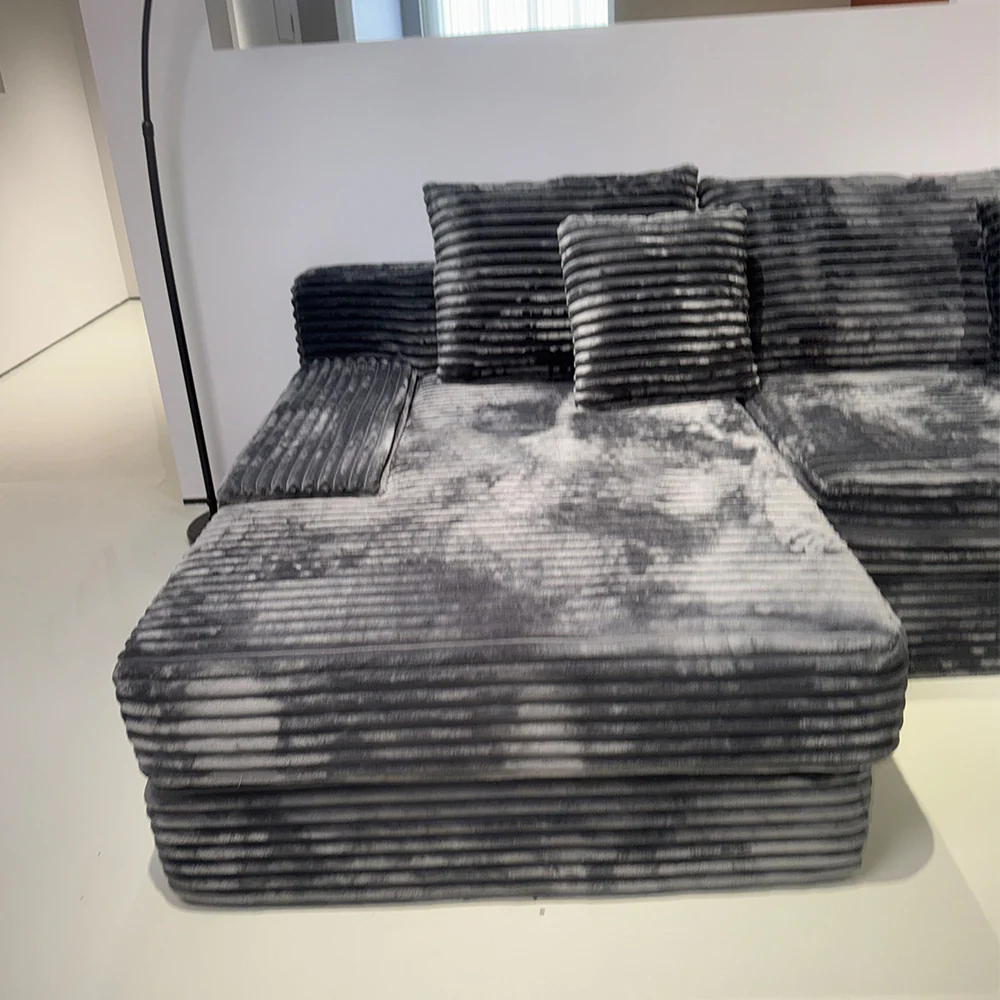 LIVARA B201 200cm Length Compressed Sofa Bed Plush Comfort Frameless Construction Design - Image 5