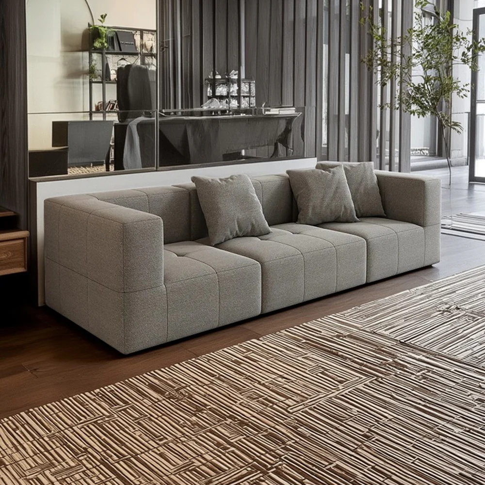 LIVARA B305 2-seater/3-seater Compressed Sofa/Footrest Frameless Construction Design - Image 10