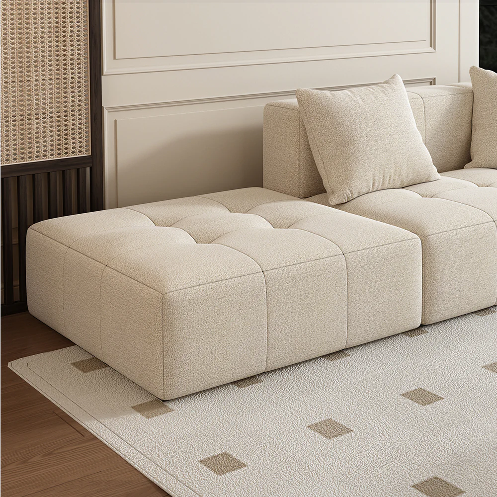 LIVARA B305 2-seater/3-seater Compressed Sofa/Footrest Frameless Construction Design - Image 19