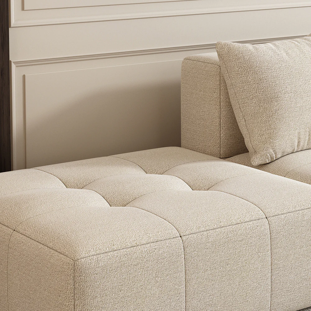 LIVARA B305 2-seater/3-seater Compressed Sofa/Footrest Frameless Construction Design - Image 23