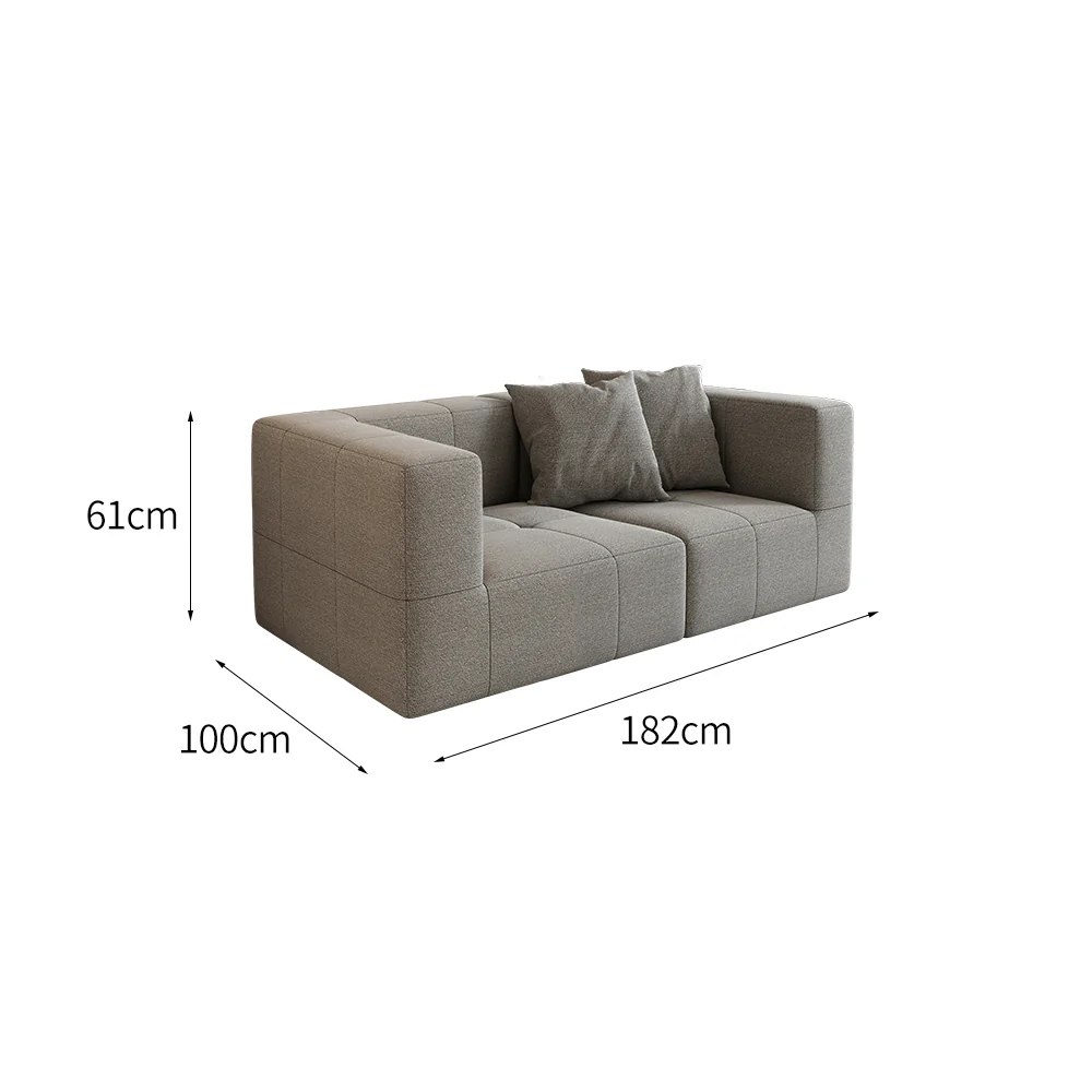 LIVARA B305 2-seater/3-seater Compressed Sofa/Footrest Frameless Construction Design - Image 26
