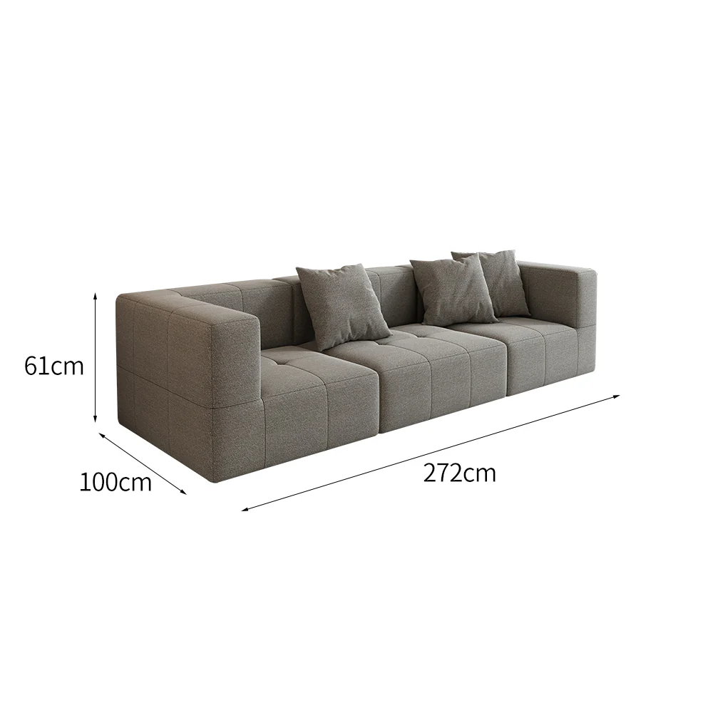 LIVARA B305 2-seater/3-seater Compressed Sofa/Footrest Frameless Construction Design - Image 27