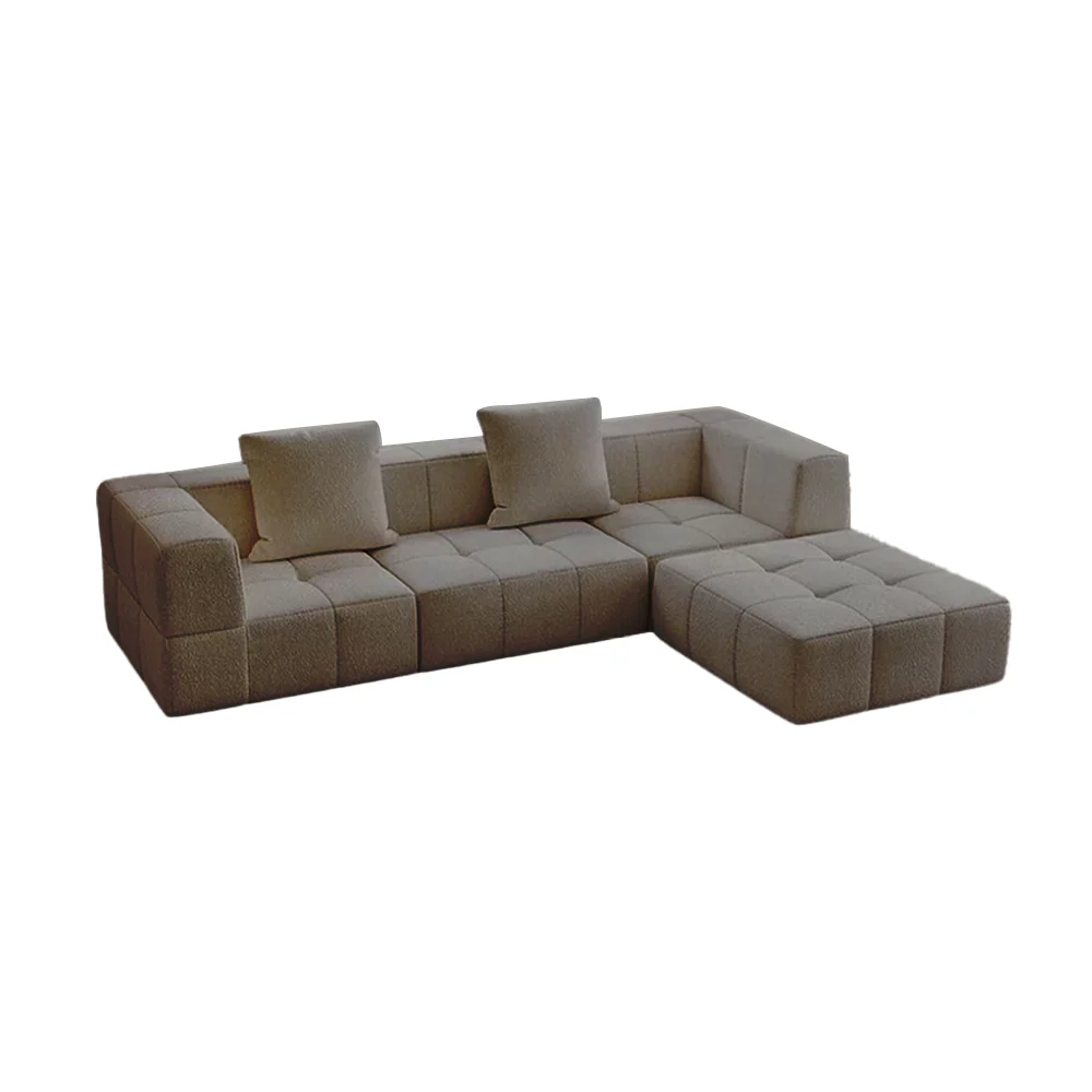 LIVARA B305 2-seater/3-seater Compressed Sofa/Footrest Frameless Construction Design - Image 5