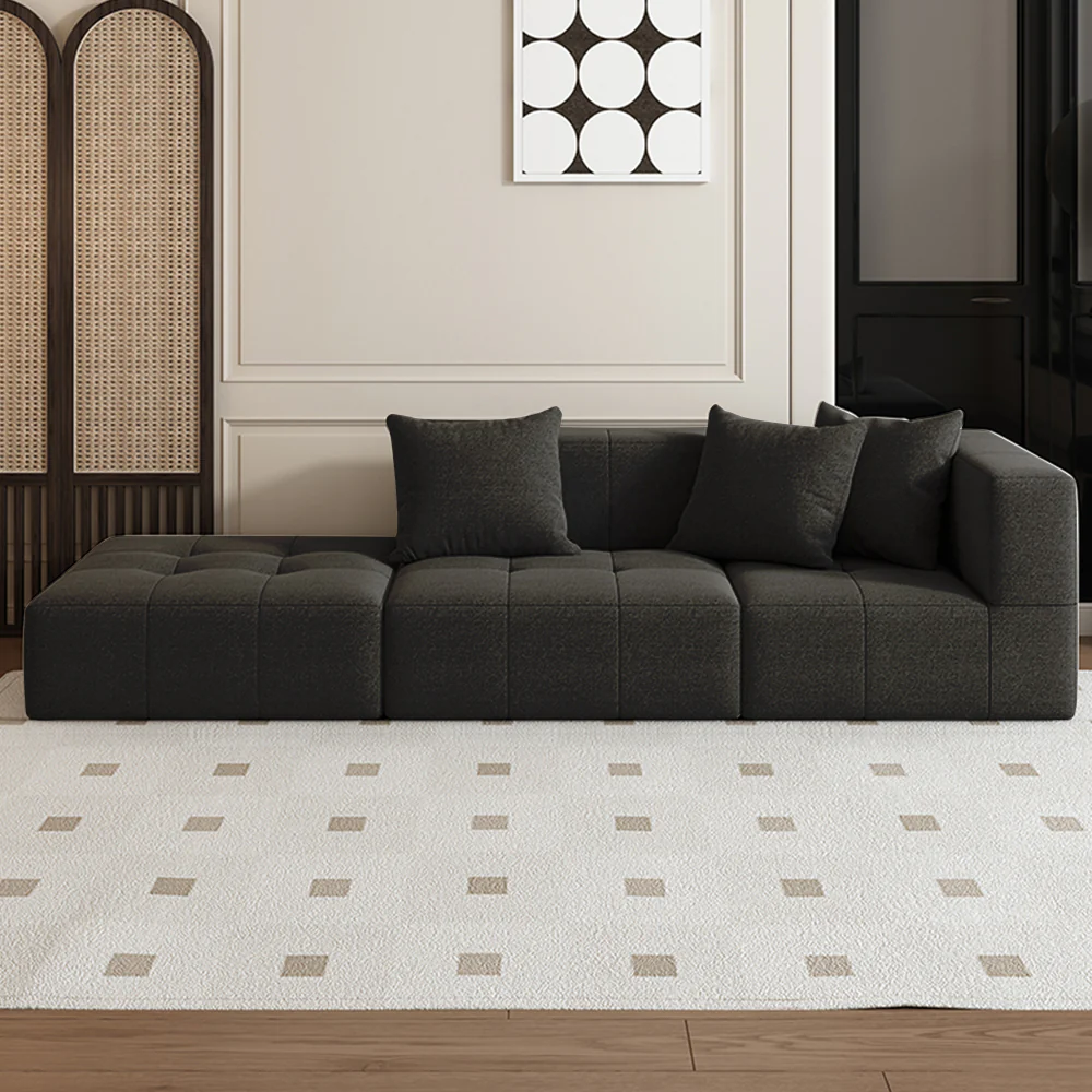 LIVARA B305 3-seater 272cm Length Compressed Sofa with Footrest Frameless Construction Design - Image 17