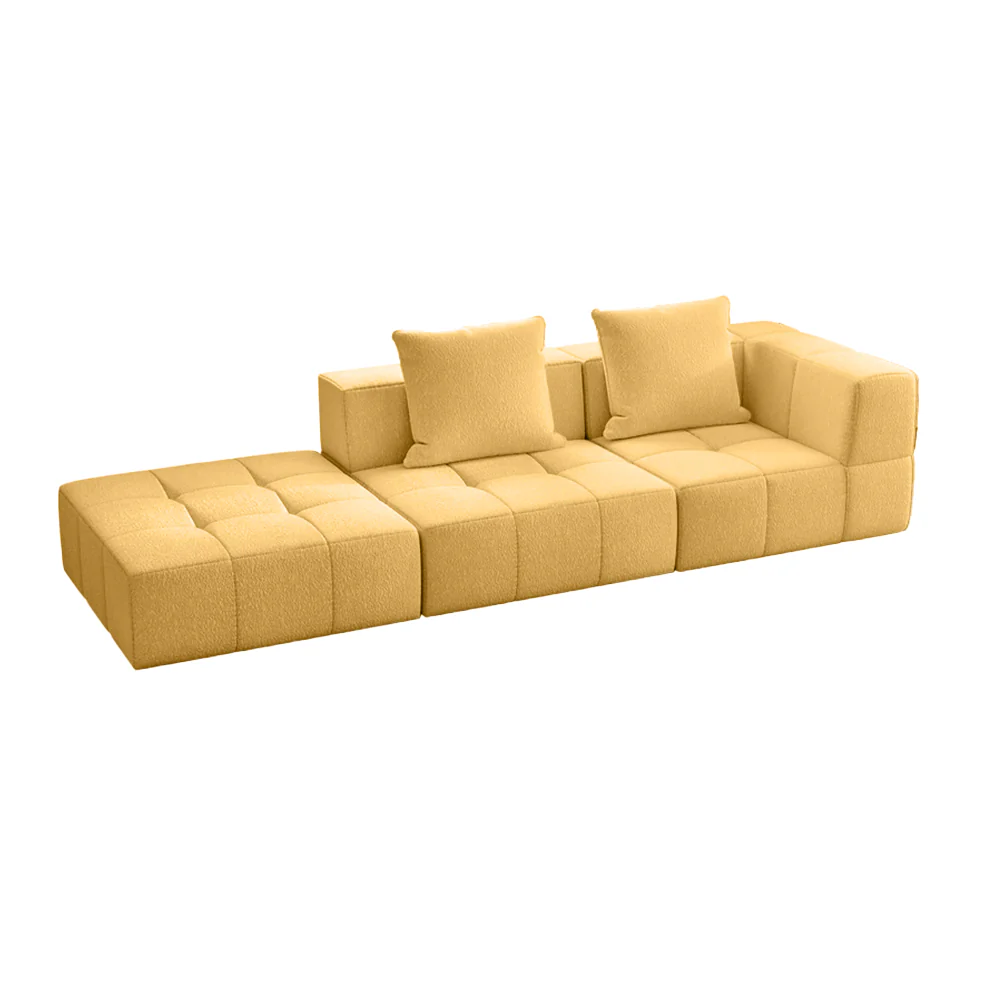 LIVARA B305 3-seater 272cm Length Compressed Sofa with Footrest Frameless Construction Design - Image 23