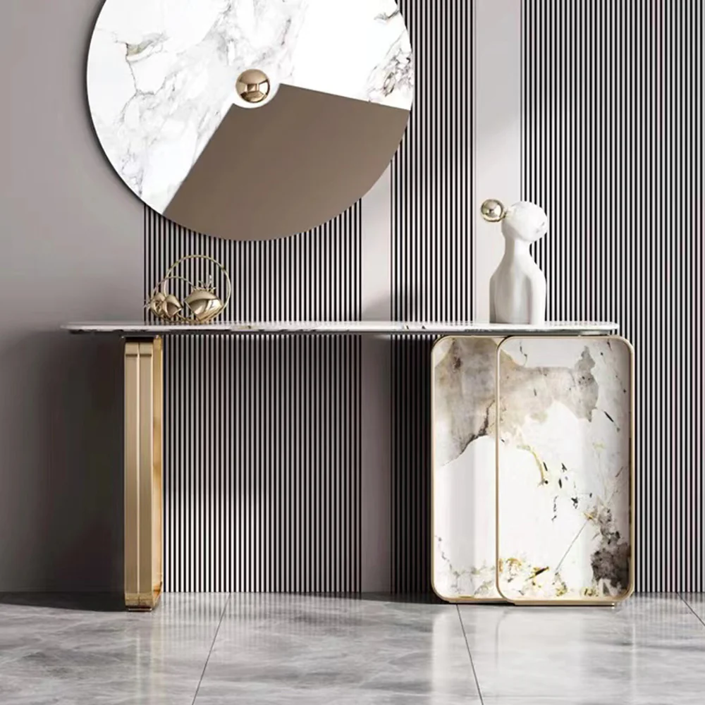 LIVARA CC1006 120/140cm Luxurious Style Sintered Stone Top Console Table - Image 4