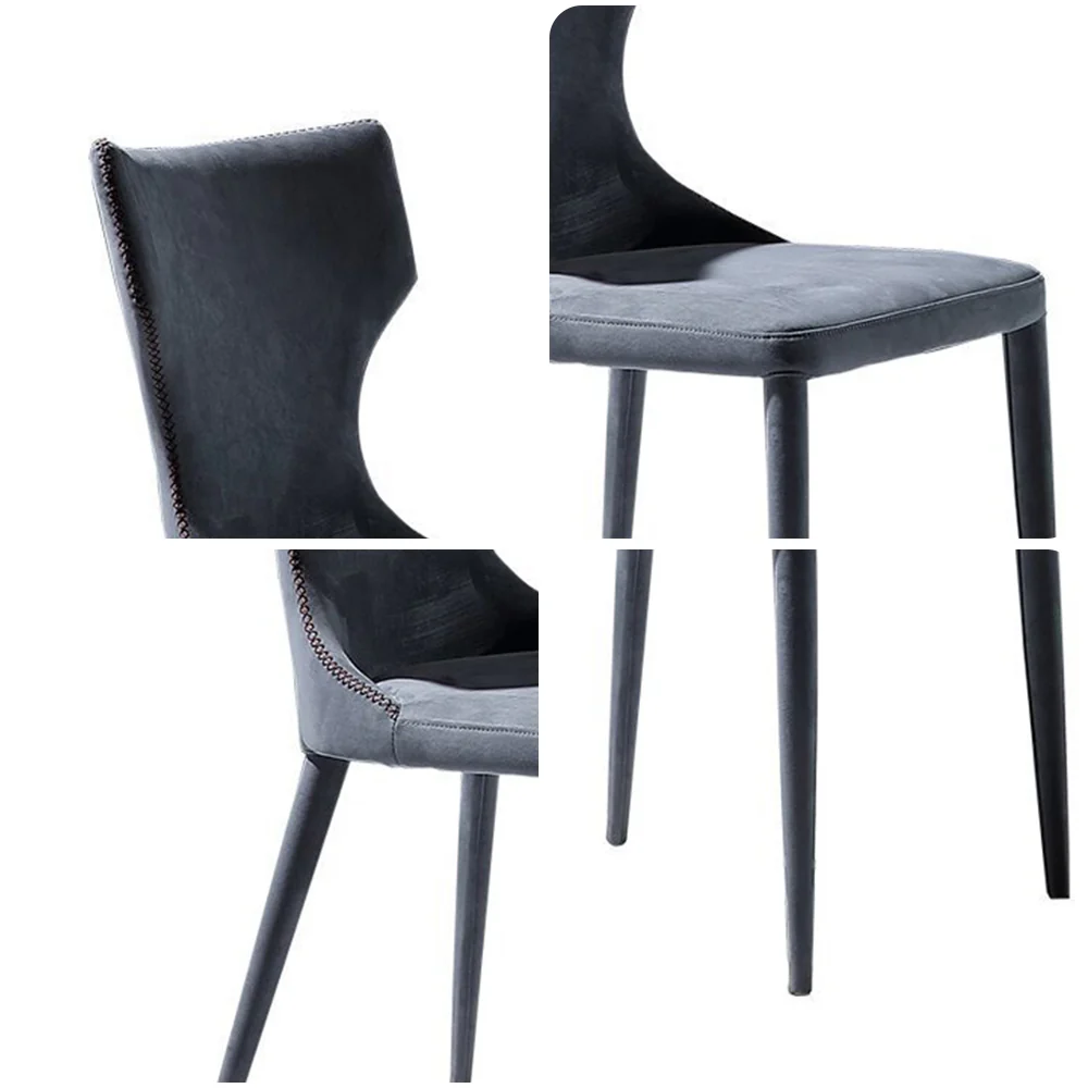 LIVARA DC1048 Modern Luxury Style Dining Chair Carbon Steel Legs - Image 4