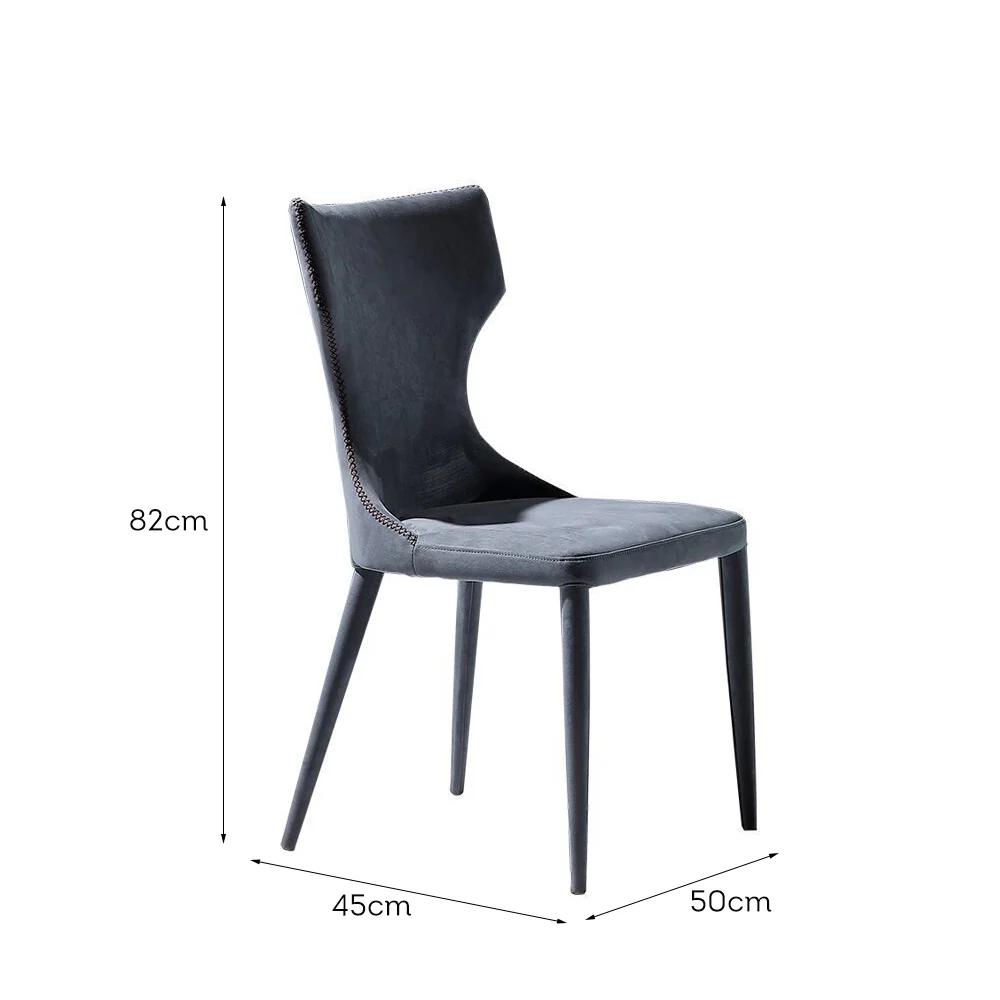 LIVARA DC1048 Modern Luxury Style Dining Chair Carbon Steel Legs - Image 5