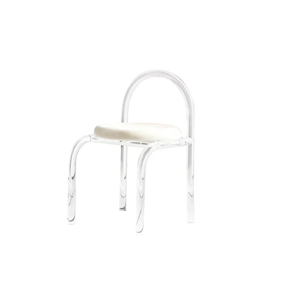 LIVARA DC1080 Acrylic Material Dining Chair Modern Minimalist Style