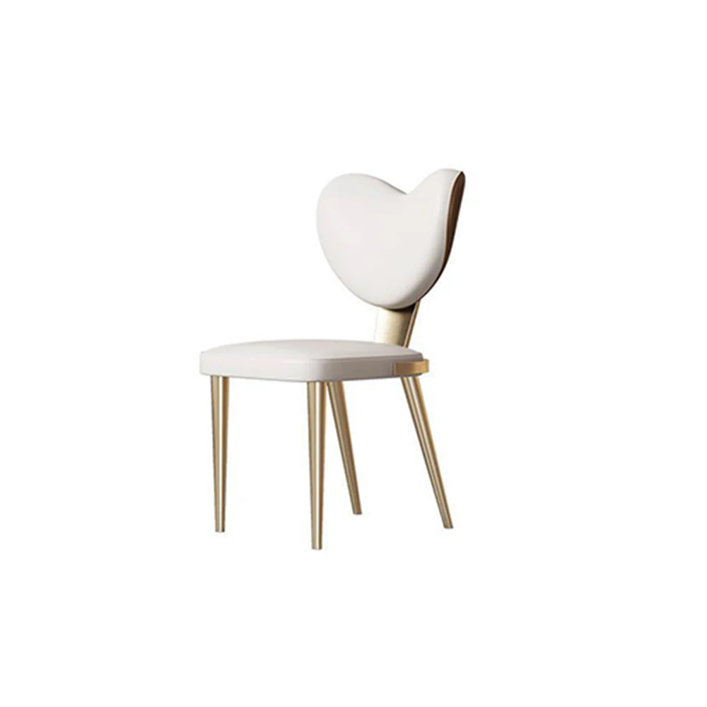 LIVARA DC1117 Faux Leather Fabric Dining Chair Stainless Steel Legs
