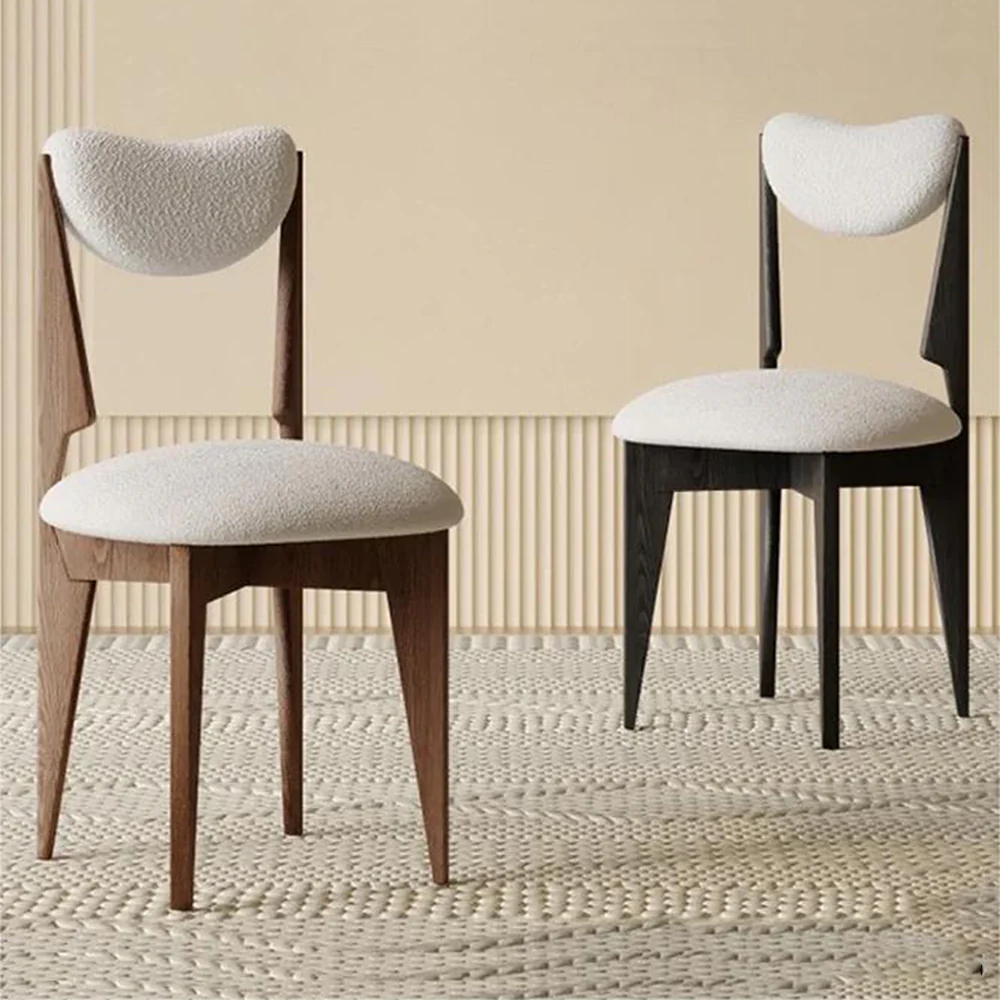 LIVARA DC1135 Ash Wood Dining Chair Modern Casual Style - Image 4