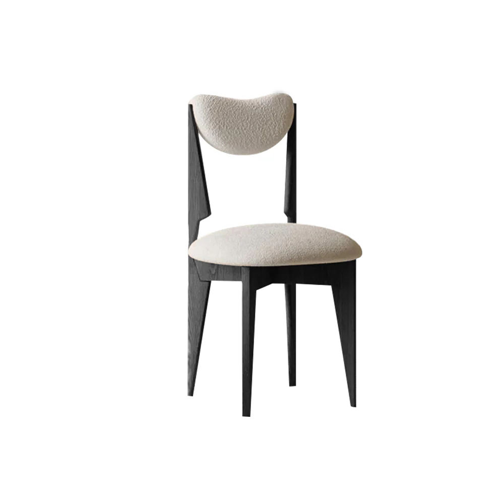 LIVARA DC1135 Ash Wood Dining Chair Modern Casual Style - Image 5