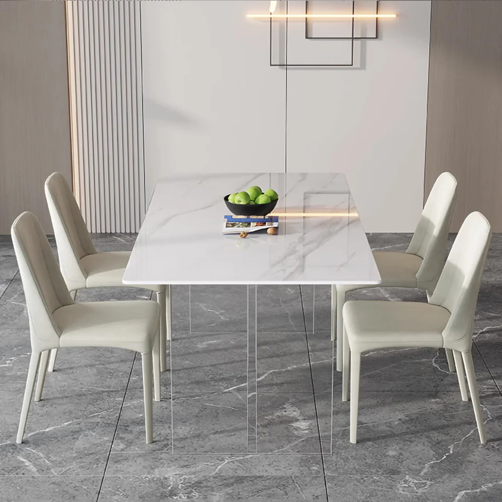 LUXORA DT1036 Minimalist Style 140-160-180cm Sintered Stone Dining Table - Image 2