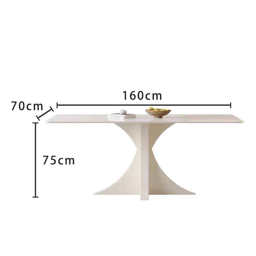 LUXORA DT1090 Minimalist Style 120-140-160-180cm Sintered Stone Dining Table - Image 7