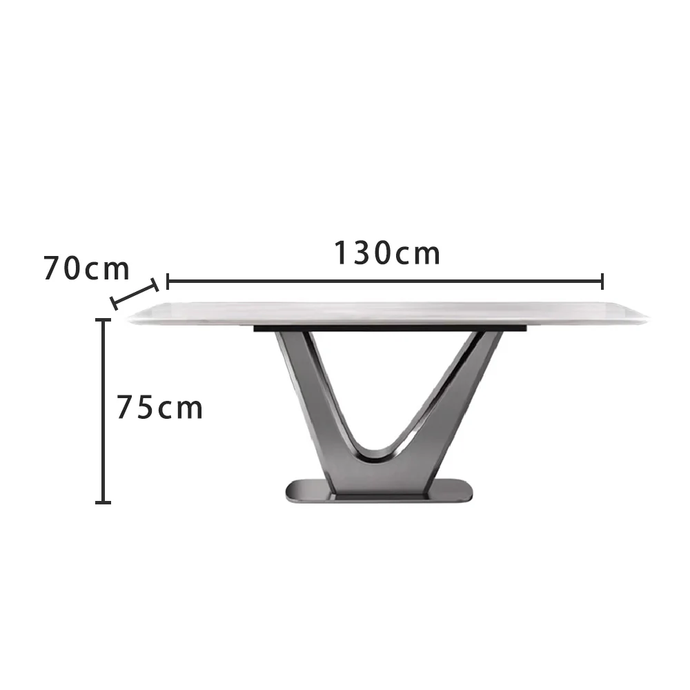 LUXORA DT1161 Minimalist Style 130-140-160-180cm Sintered Stone Dining Table - Image 5
