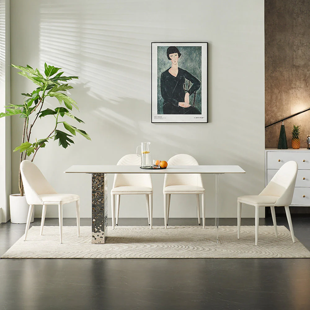 LIVARA DT1175 140/160/180cm Length 12mm Thickness Sintered Stone Tabletop Dining Table - Image 2