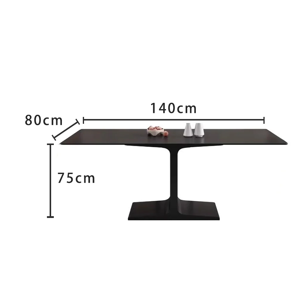 LIVARA DT1238 Minimalist Style 140-160-180cm Sintered Stone Dining Table - Image 5