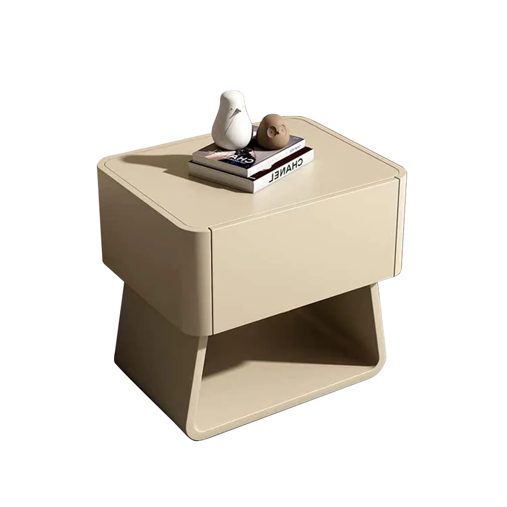 LIVARA NT1007 Modern Minimalist Style Bedside Table With Simple Storage And Small Side Table - Image 3