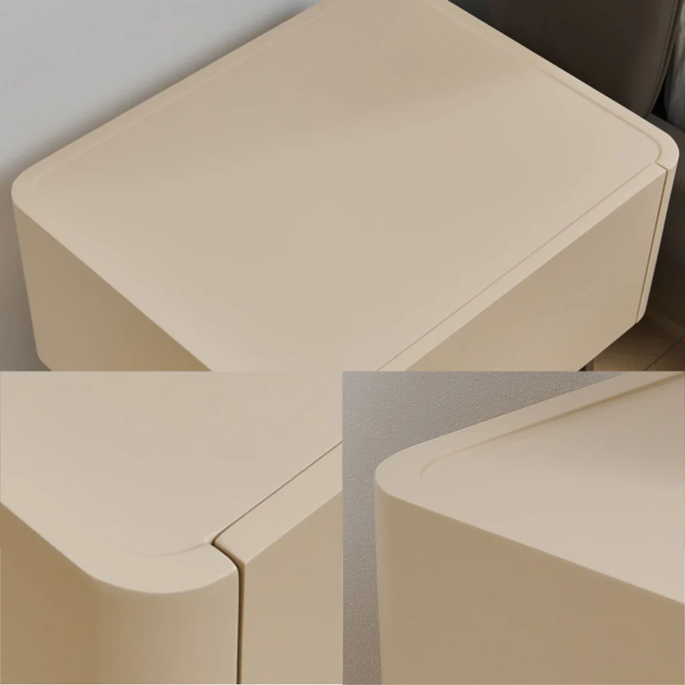 LIVARA NT1007 Modern Minimalist Style Bedside Table With Simple Storage And Small Side Table - Image 9