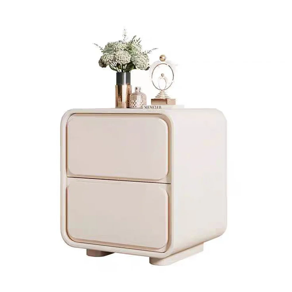 LIVARA NT1034 MDF Upholstered Bedside Table