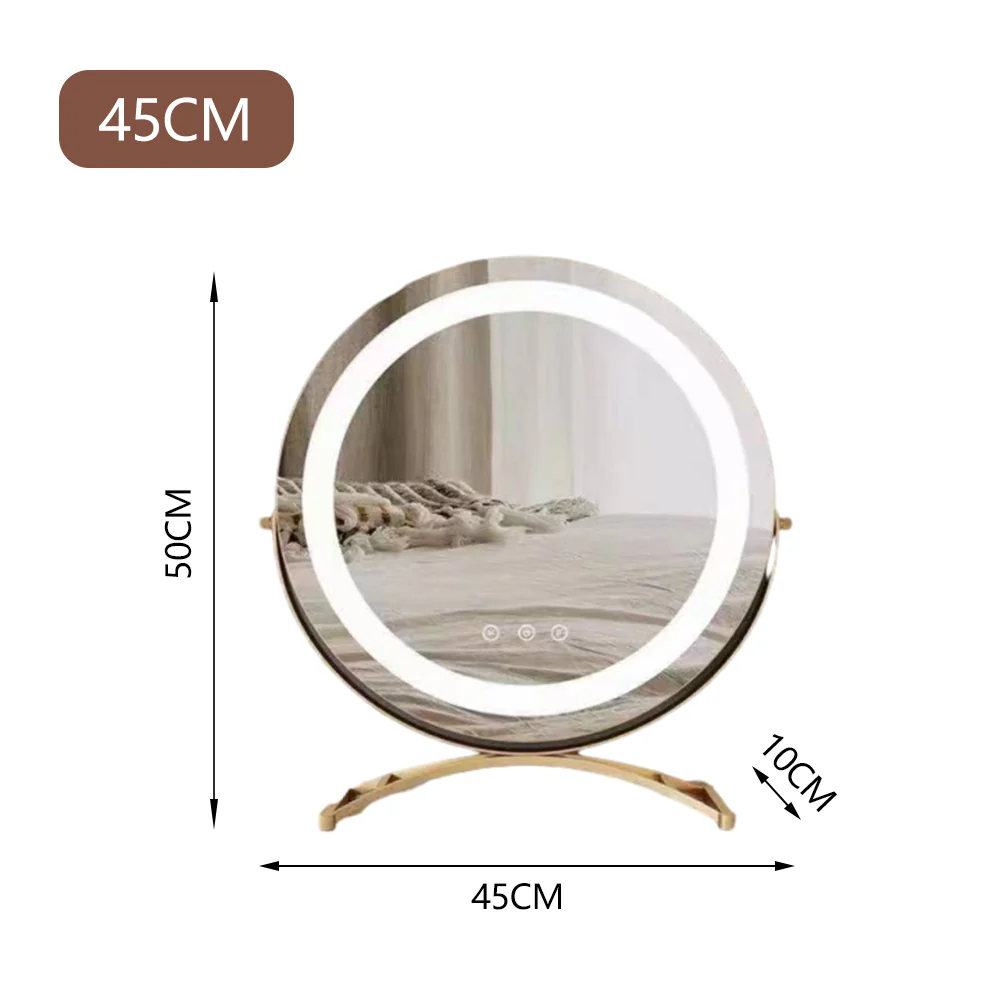 LUXORA DR1026 100-136cm Rock Countertop Stainless Steel Gold-Plated Base Dressing Table - Image 8