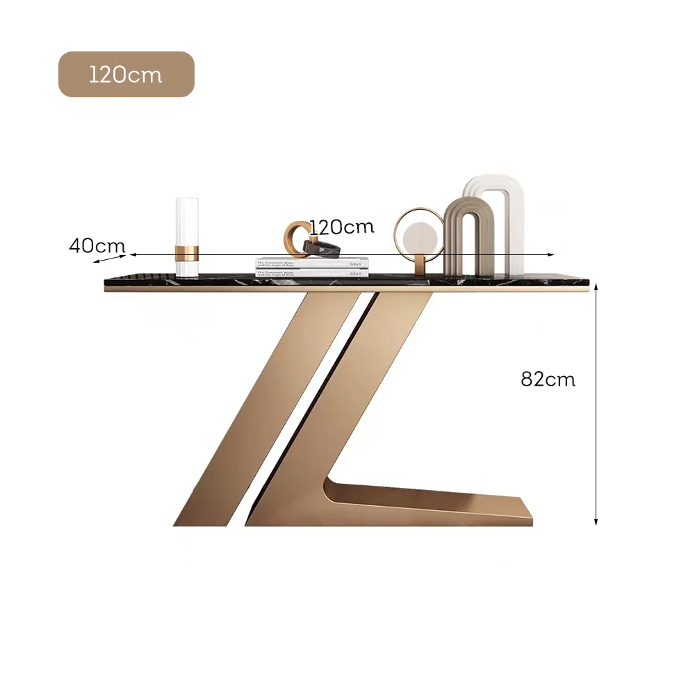 LUXORA CC1022 120/150cm Length Console Table Sintered Stone Countertop - Image 5