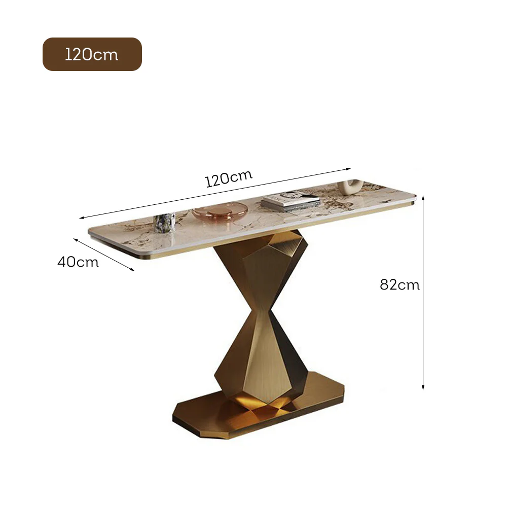 LUXORA CC1025 120/150cm Length Console Table Sintered Stone Countertop - Image 5