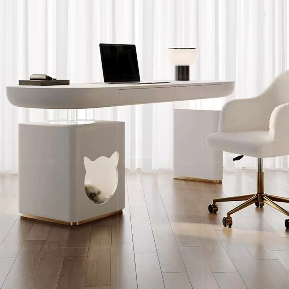 LUXORA DR1070 120/140/160/180cm Minimalist Style Painted Desk - Image 4