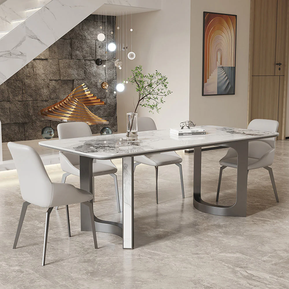 LUXORA DT1218 140/160/180cm Length Sintered Stone Tabletop Dining Table - Image 2