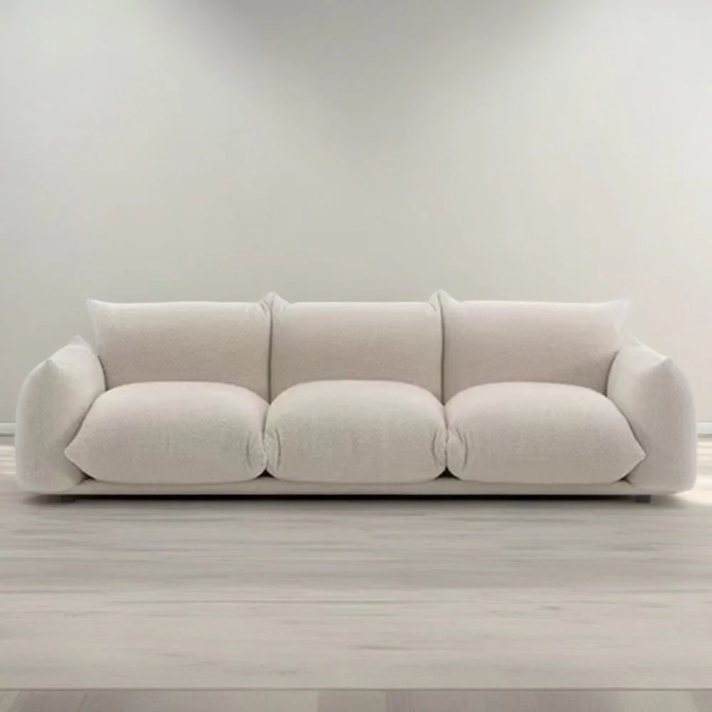 LUXORA S1029 220cm Length Tech Fabric Sofa Solid Wood Frame - Image 3