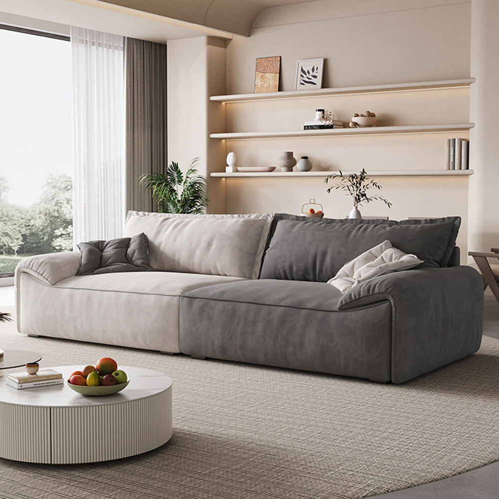 LUXORA S1245 240cm Length Tech Fabric Sofa Modern Minimalist Style - Image 3