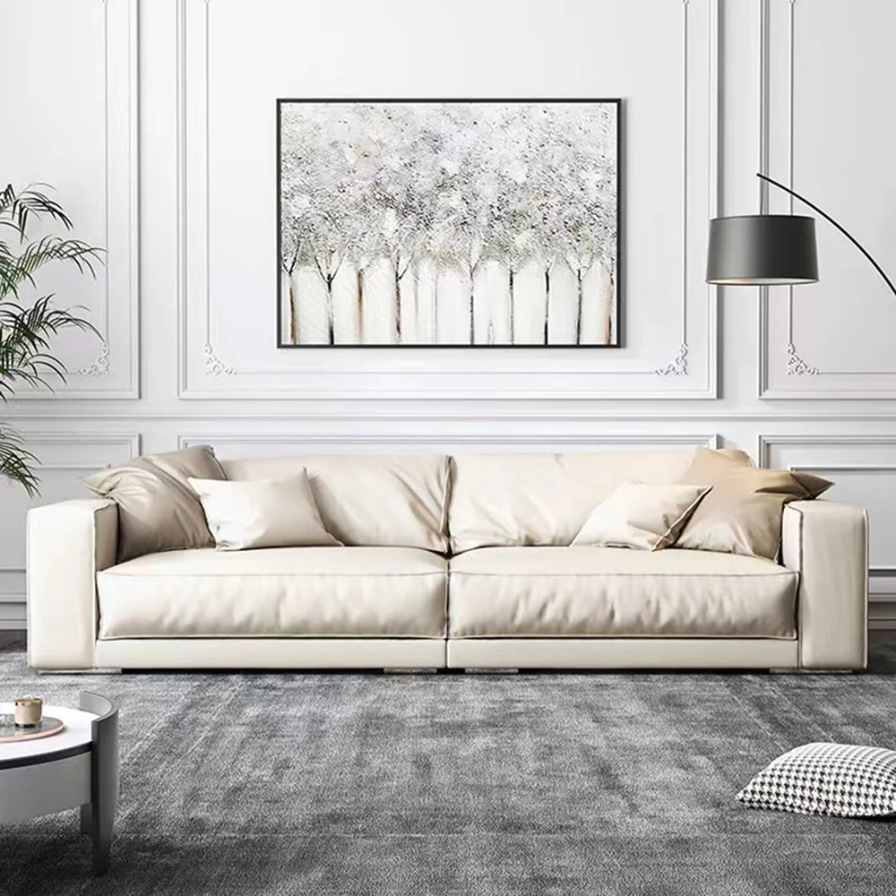 LUXORA S1262 220/260cm Length Tech Fabric Sofa Solid Wood Frame - Image 3