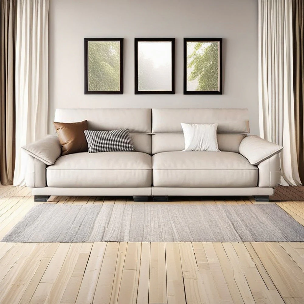 LUXORA S1371 250/280cm Length Faux Leather Sofa Solid Wood Frame - Image 3