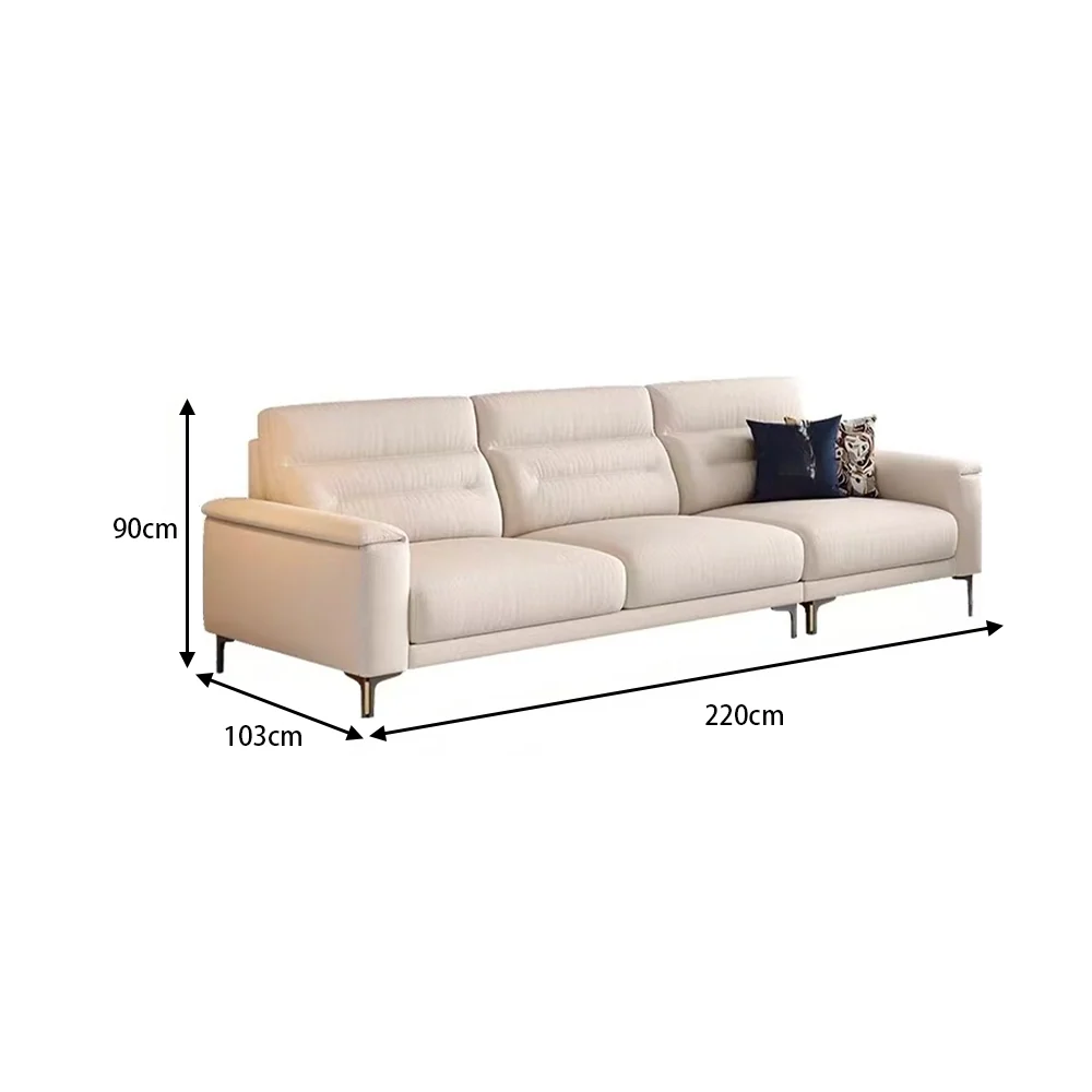 LUXORA S1508 220CM Modern Minimalist Style Imported Pine Frame Sofa - Image 5