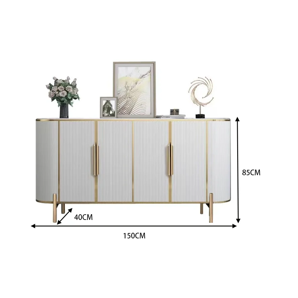 LUXORA SC1001 120/150CM Modern Simple Rock Slab Countertop Dining Sideboard - Image 5