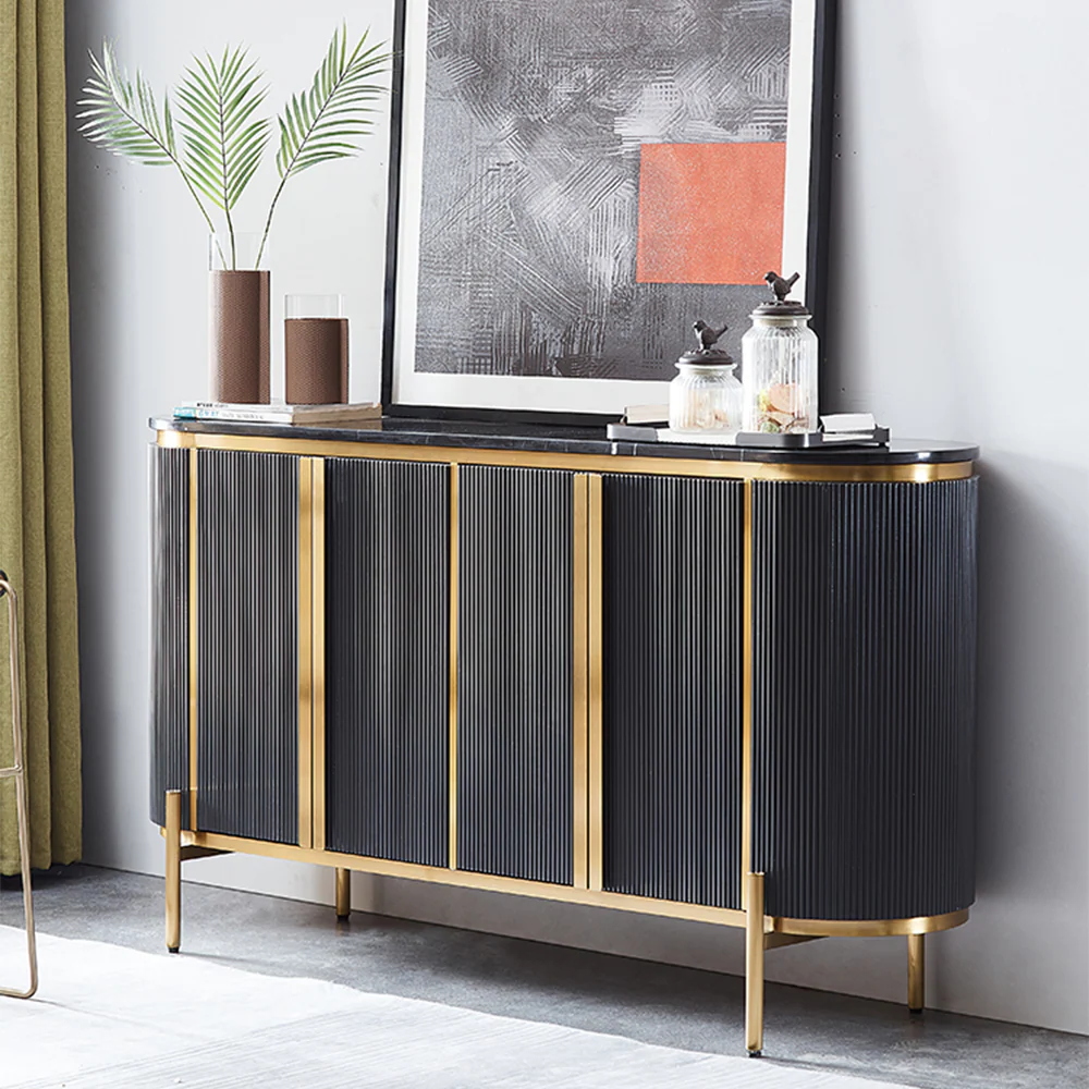 LUXORA SC1007 120/150CM Modern Simple Rock Slab Countertop Dining Sideboard - Image 3