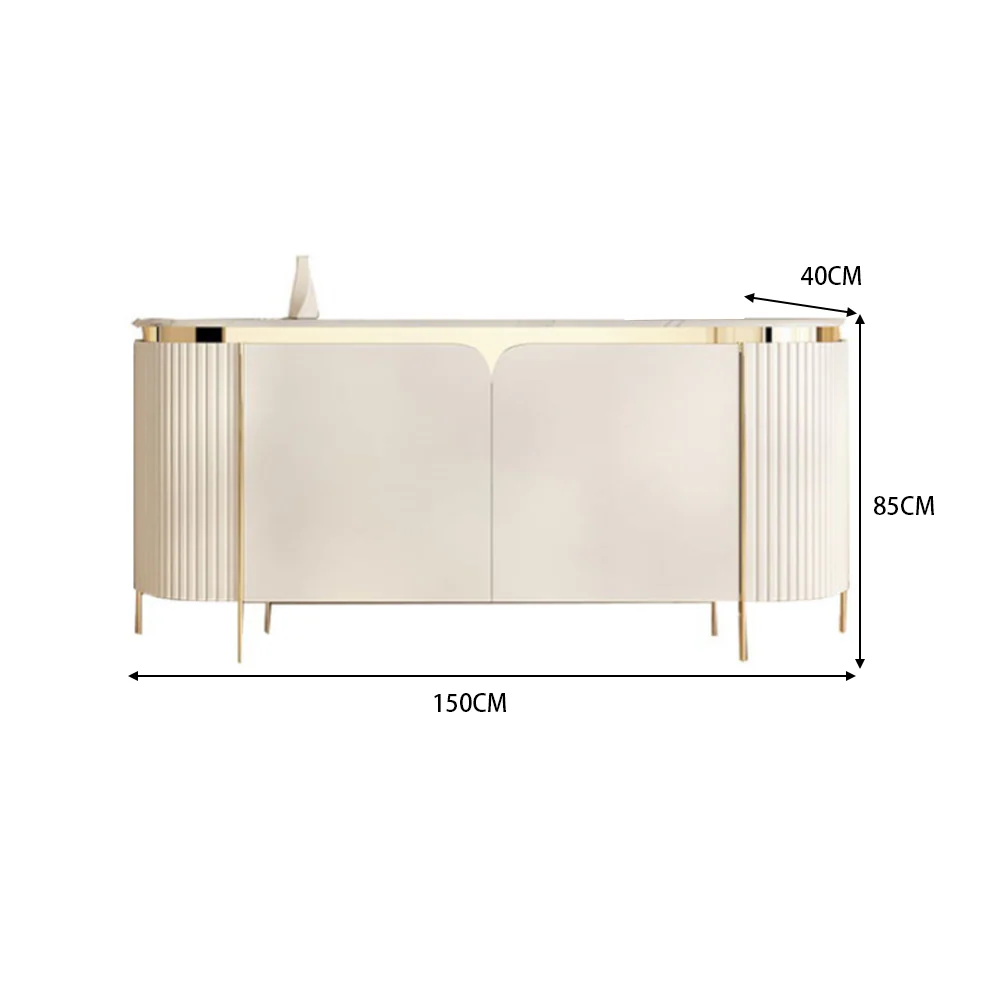 LUXORA SC1013 150CM Modern Simple Rock Slab Countertop Dining Sideboard - Image 5