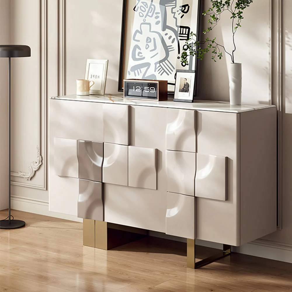 LUXORA SC1023 140/160CM Light Luxury Stone Countertop Sideboard - Image 3