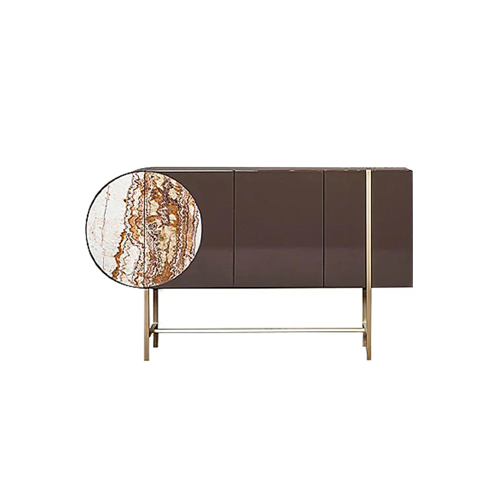 LUXORA SC1025 150CM Modern Minimalist Rock Slab Countertop Dining Sideboard