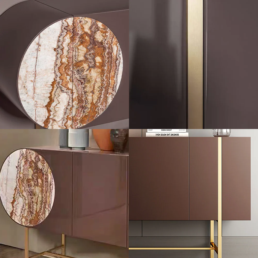LUXORA SC1025 150CM Modern Minimalist Rock Slab Countertop Dining Sideboard - Image 4