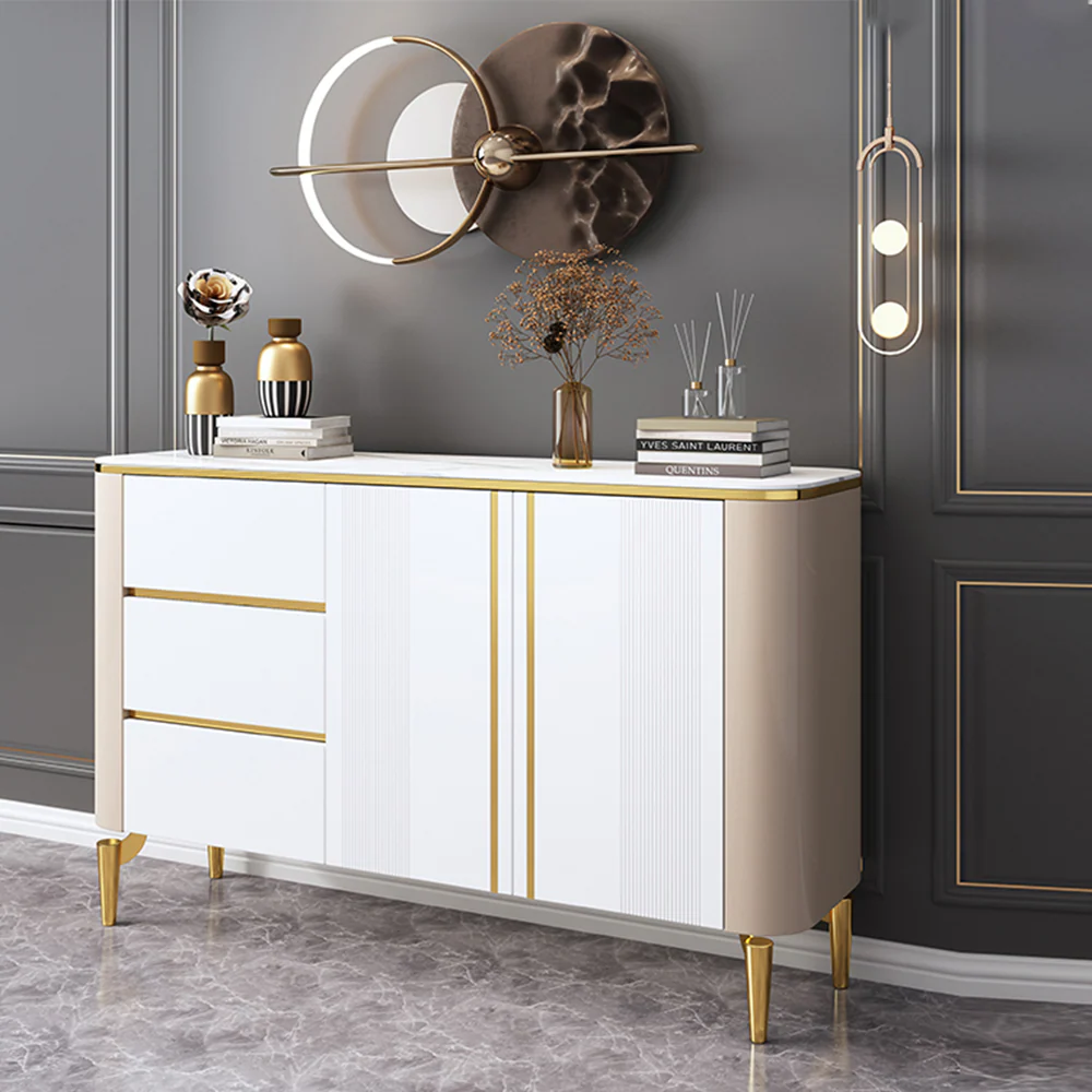 LUXORA SC1028 150CM Light Luxury Slate Countertop Sideboard - Image 3
