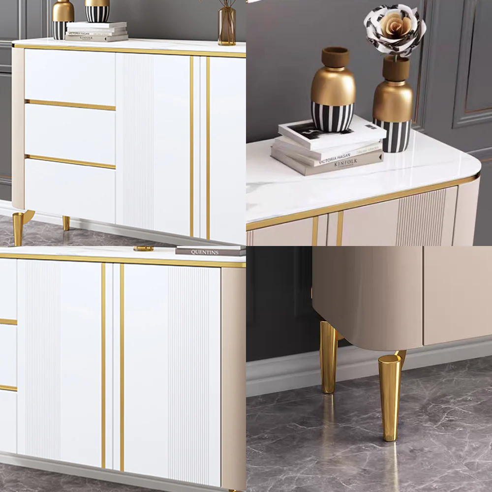 LUXORA SC1028 150CM Light Luxury Slate Countertop Sideboard - Image 4