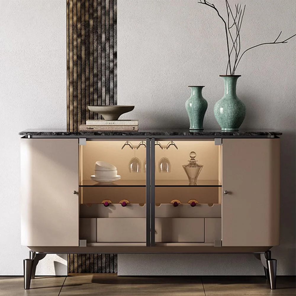 LUXORA SC1031 150CM Modern Simple Rock Slab Countertop Dining Sideboard - Image 2