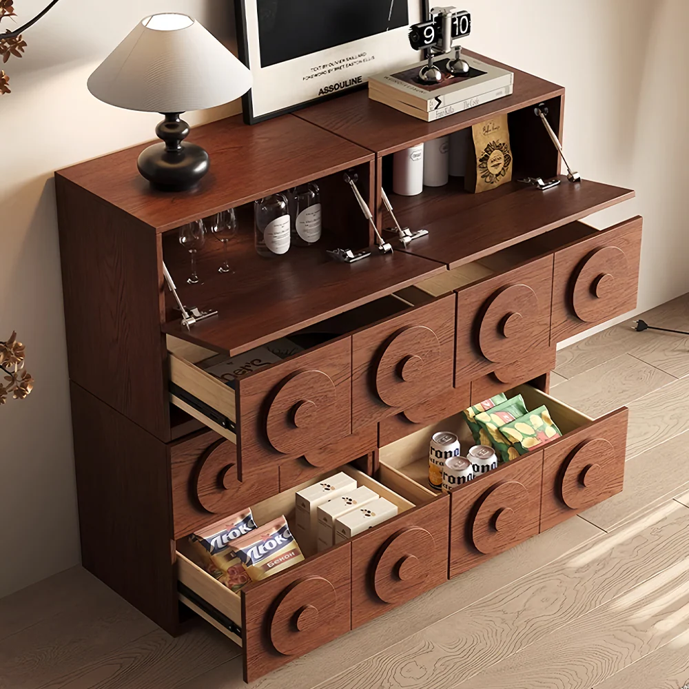 LIVARA SC1048 58CM Solid Wood Combination Multifunctional Sideboard - Image 2